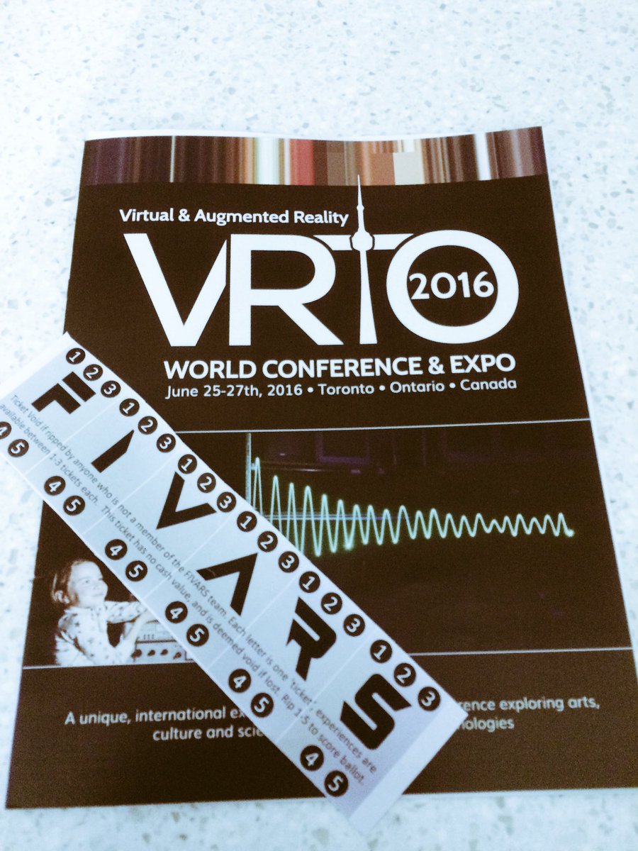 BellFund's tweet image. We&apos;re pleased to be a sponsor of #VRTOC2016 - lots of exciting ideas being shared.