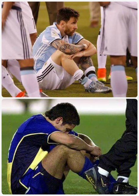 BocaJrsAgustin's tweet photo. A veces es necesario caer para levantarse con más fuerza #NoTeVayasLio https://t.co/FrmMadldJ3