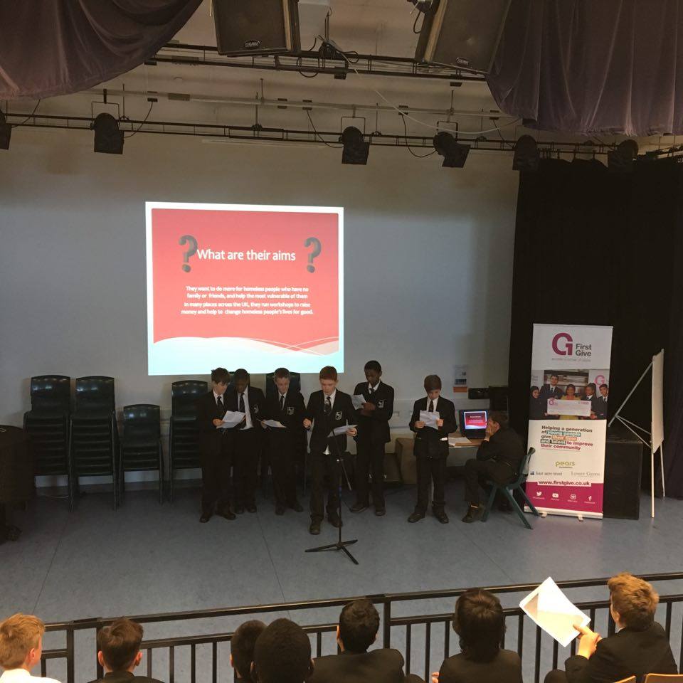 FHSCitandPSHEE's tweet photo. Year 8s presenting to win money for their chosen charities! https://t.co/u5y8bE4mZ3