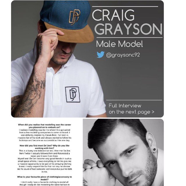 graysonc92's tweet image. Can't wait for my interview to be published😀😀 super excited and proud @dejonpiere @adamtcrookes