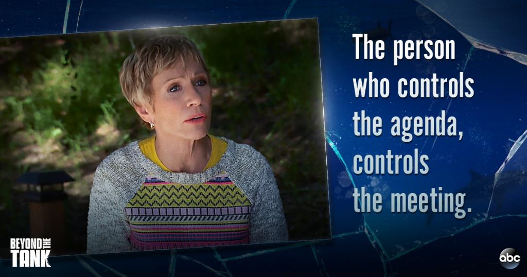 .<a href="/BarbaraCorcoran/">Barbara Corcoran</a> has some #WednesdayWisdom to share about the power dynamics of meetings.
