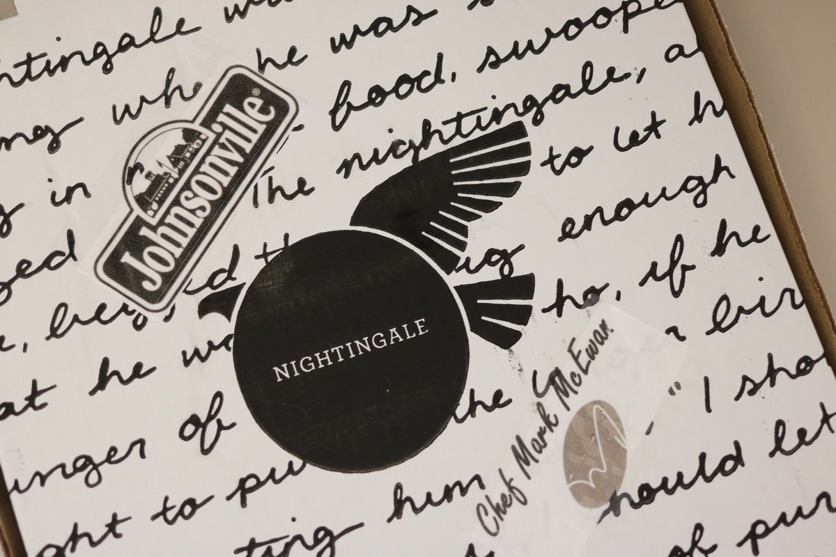 foodologyca's tweet photo. A lovely surprise delivery from @NightingaleRest @JohnsonvilleCA @Chef_MarkMcEwan. Perfect timing for lunch https://t.co/X4PH9DpLIg