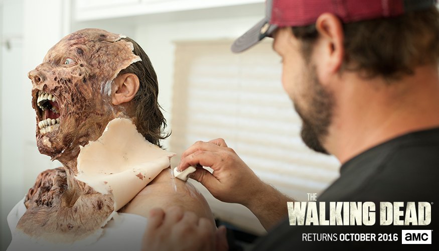 WalkingDead_AMC's tweet photo. Want to see the final walker creation? Check out the #TWD Instagram: https://t.co/JS4AVPiBbZ https://t.co/PGG7py4gWQ