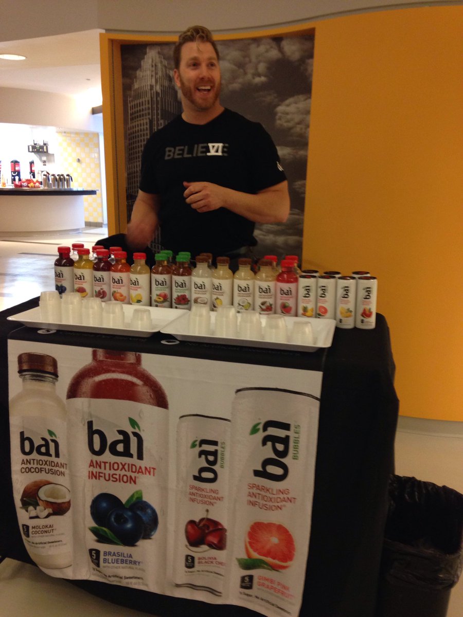 Bai sampling going on today in the cafe !!!!!