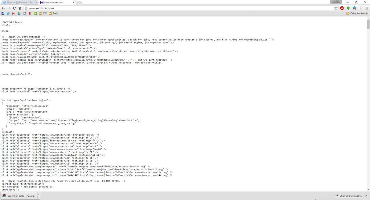 bdcovington's tweet photo. @Monster your customer facing website appears to be broken. https://t.co/WMNuTx2h9a