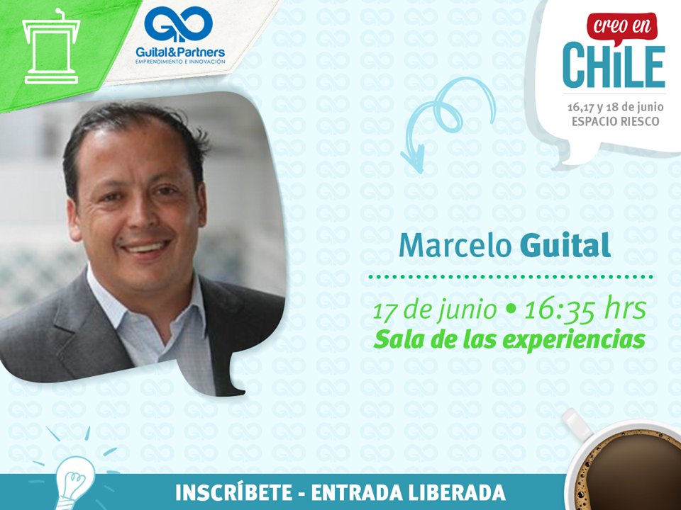 irockCL's tweet photo. Vie/17: @marceloguital de @GuitalPartners en #SaladelasExperiencias @creoenchile Su historia https://t.co/aNOxvs8Nqk https://t.co/VekCx2ltAB