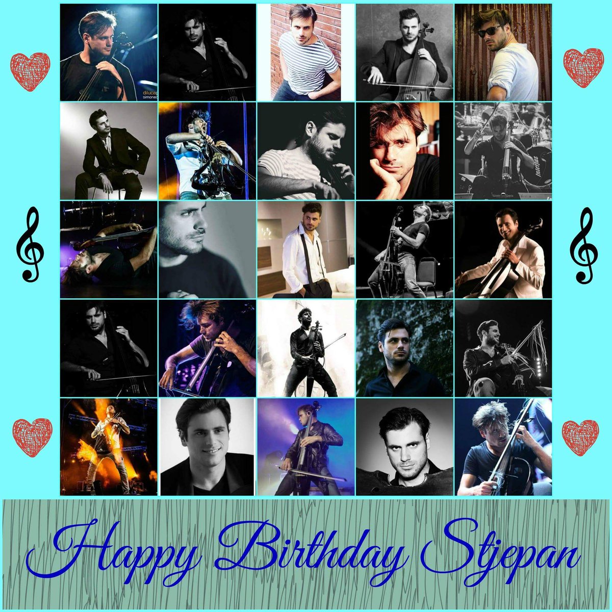 2CELLOSMEXFANS's tweet photo. Happy Birthday @stjepanhauser 🎂🎁🎉 we love you!! ❤🎻❤ https://t.co/hZihd9QaX1