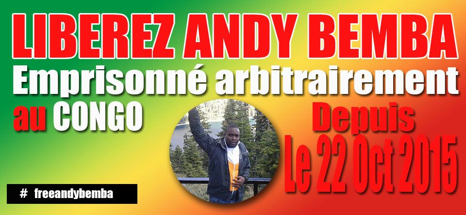 freeandybemba's tweet photo. #freeandybemba 
@afpfr @amnesty @AfriquEducation @Brazzanews @FRANCE24 @Observateurs https://t.co/tQKfMrMJEM