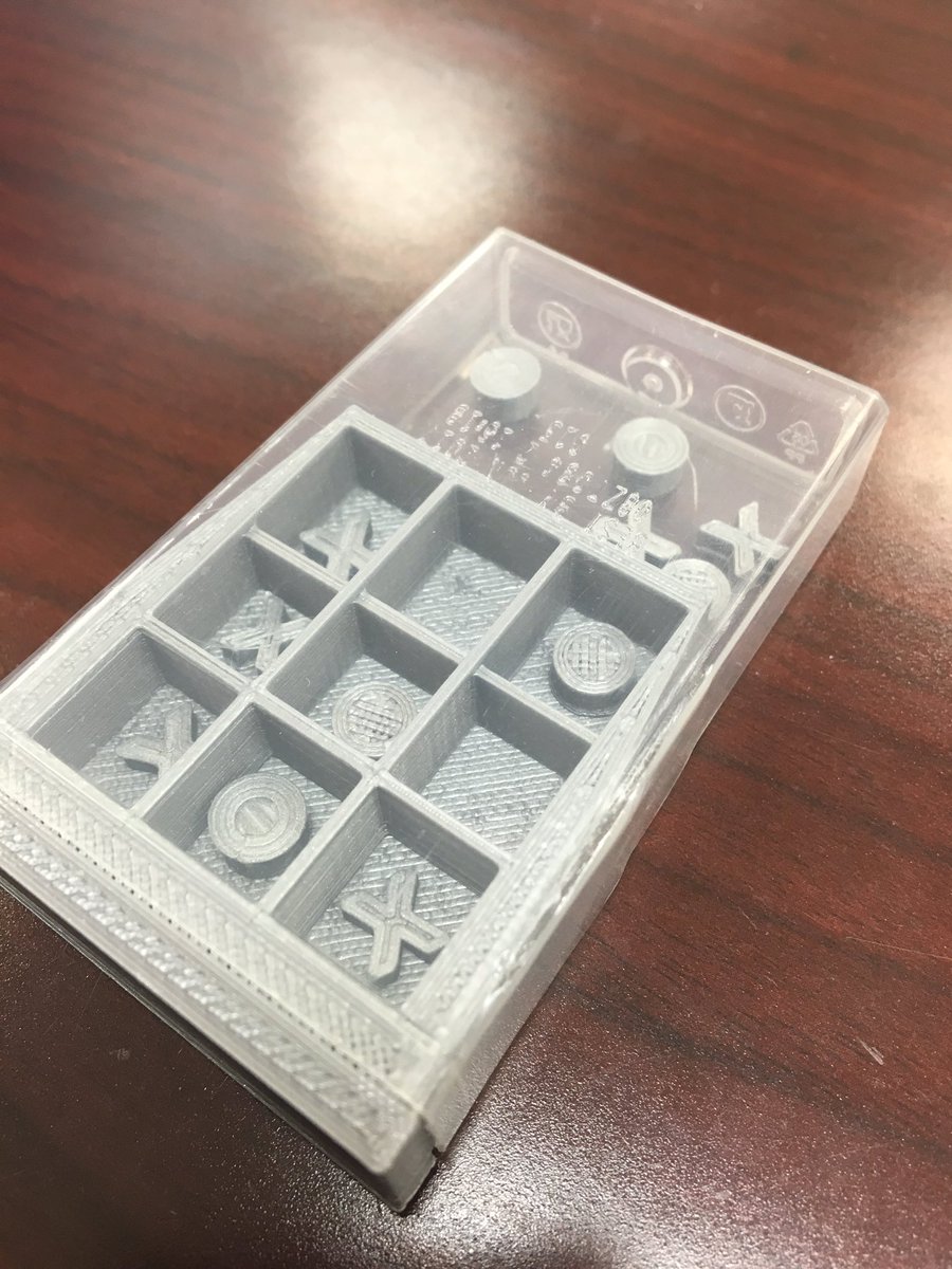 ThomasTechEd's tweet photo. Some student designs from the tic tac challenge. "Tic tac" toe & a tic tac football game. #umscte @DesignMakeTeach https://t.co/CASy2WiKT5