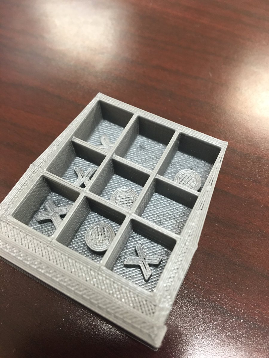 ThomasTechEd's tweet photo. Some student designs from the tic tac challenge. "Tic tac" toe & a tic tac football game. #umscte @DesignMakeTeach https://t.co/CASy2WiKT5