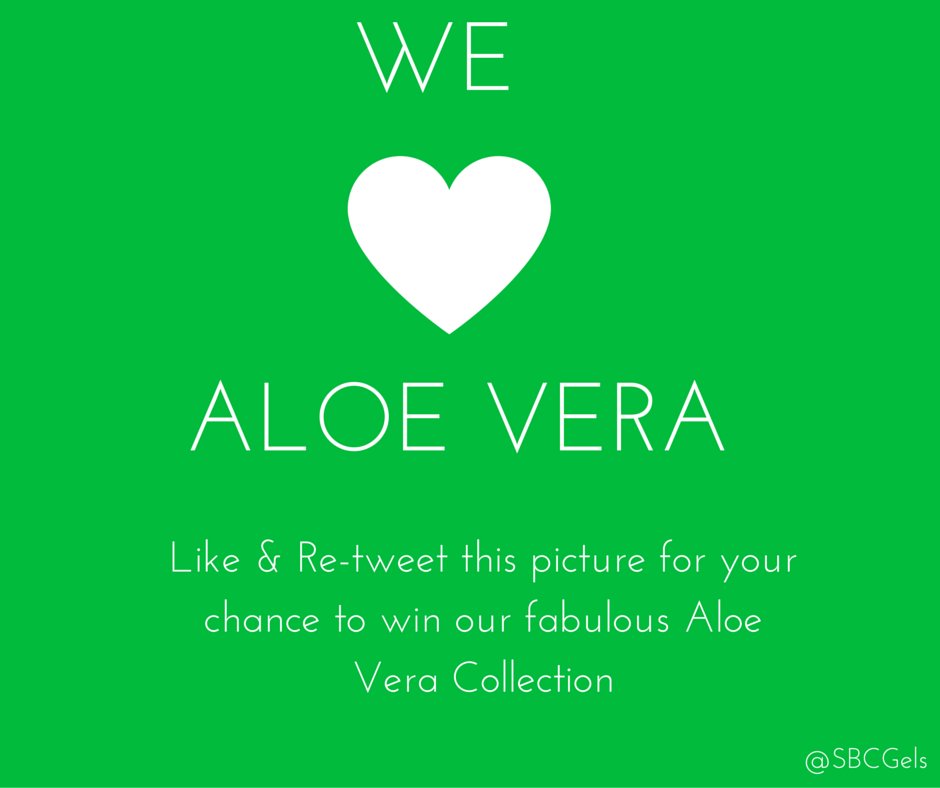 For your chance to win our Aloe Vera Collection Like & Retweet this  picture! Closes 30.06.15 #competition #aloe #sbc