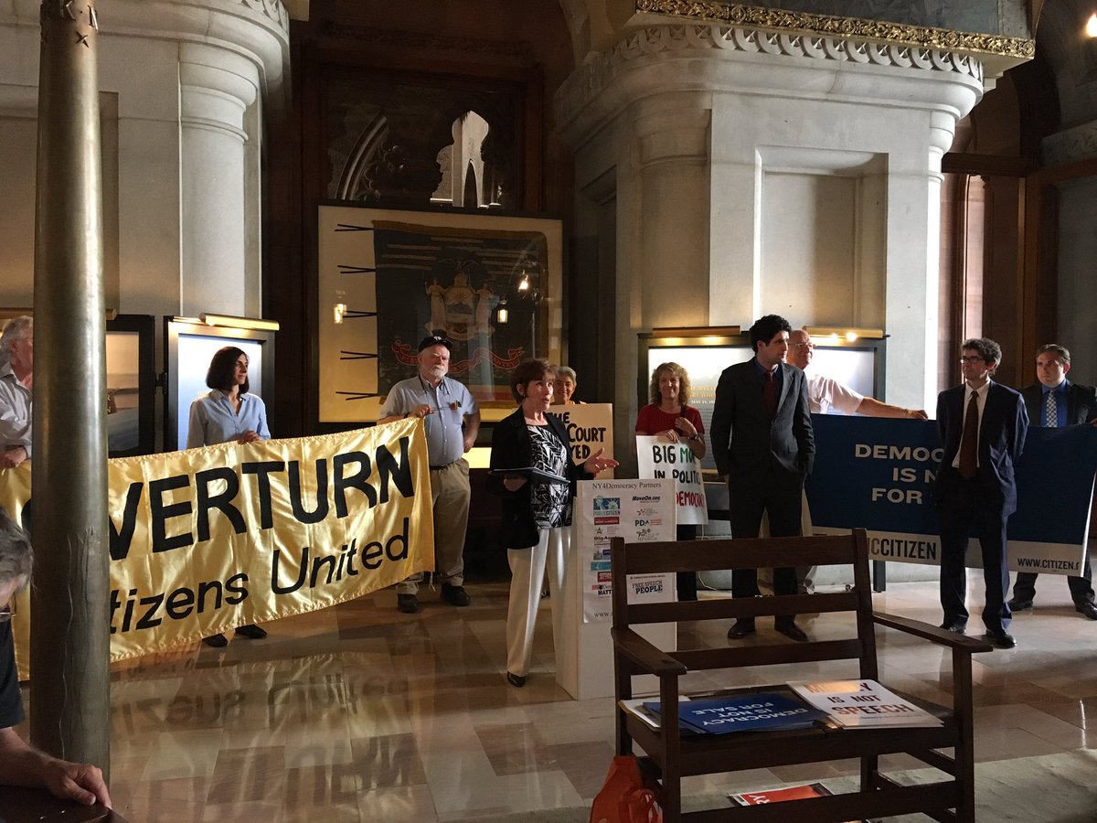 citizenactionny's tweet photo. NY is now the 17th state to call for overturning Citizens United. Now we need legislators to #DemandDemocracy in NY! https://t.co/vEWhxbfwWH