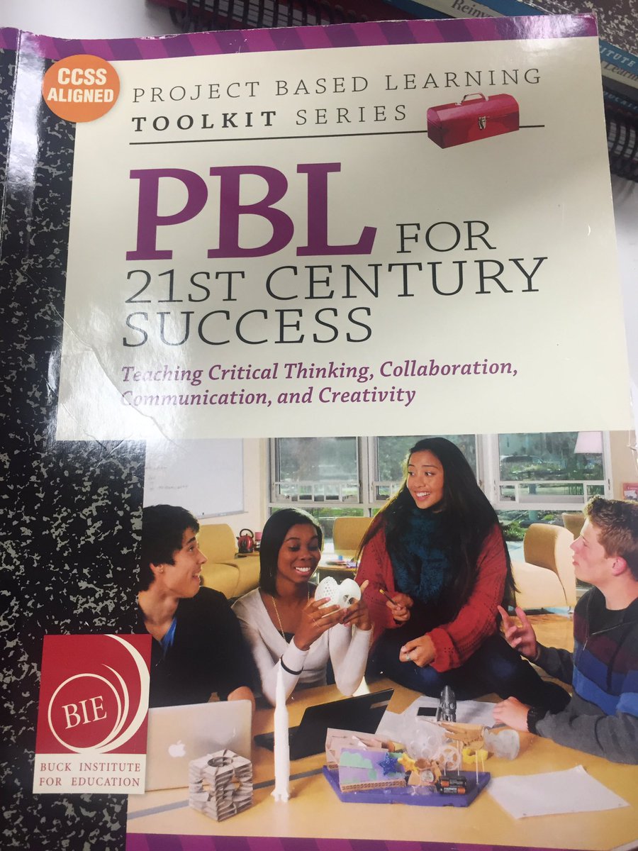 TParks's tweet photo. My school's @HoweSchools HS-wide #PBL is featured in this book #ProjectLionPride @APlusKan @CheneyUSD268 @okaplus https://t.co/K3yAStPCTd