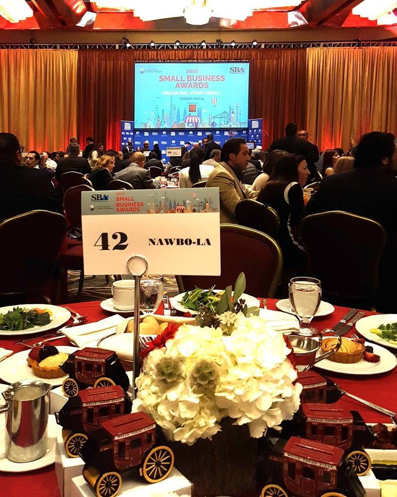 CL22Productions's tweet image. A wonderful view of the stage design by #CL22productions for the 2016 Small Business Awards at @hiltonuniversal for…