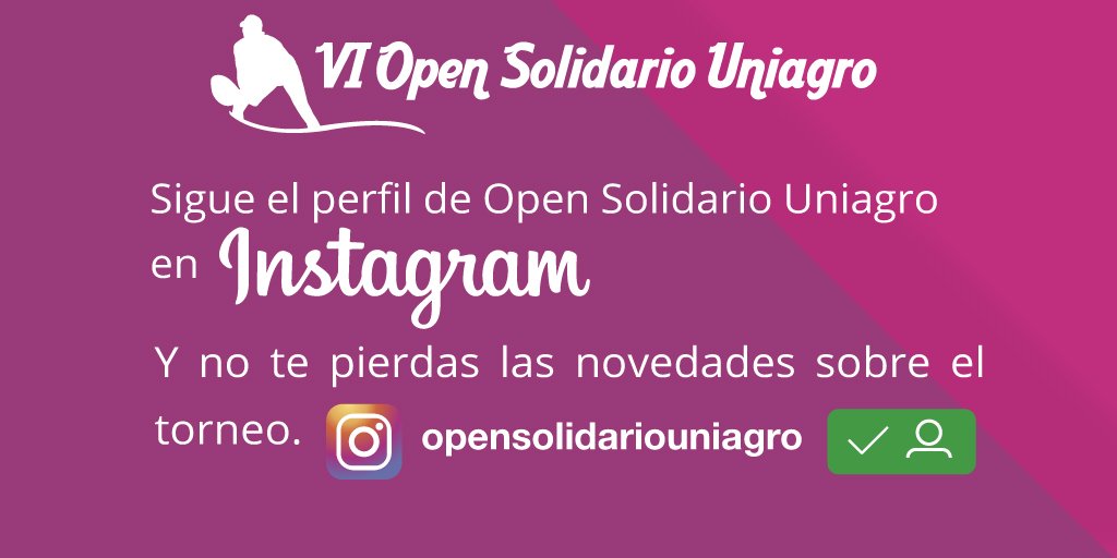 uniagro_sl's tweet photo. ¡Sigue a #opensolidariouniagro en #instagram y no te pierdas ninguna noticia!  https://t.co/HRDThbM414 https://t.co/LgkrqqdlUV