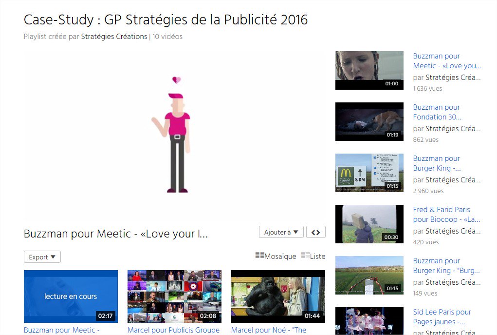 Retrouvez les case studies des shortlistées hier soir au #gpstrat sur dailymotion Stratégies Créations <a href="/strategies1/">mtc933.eth</a>