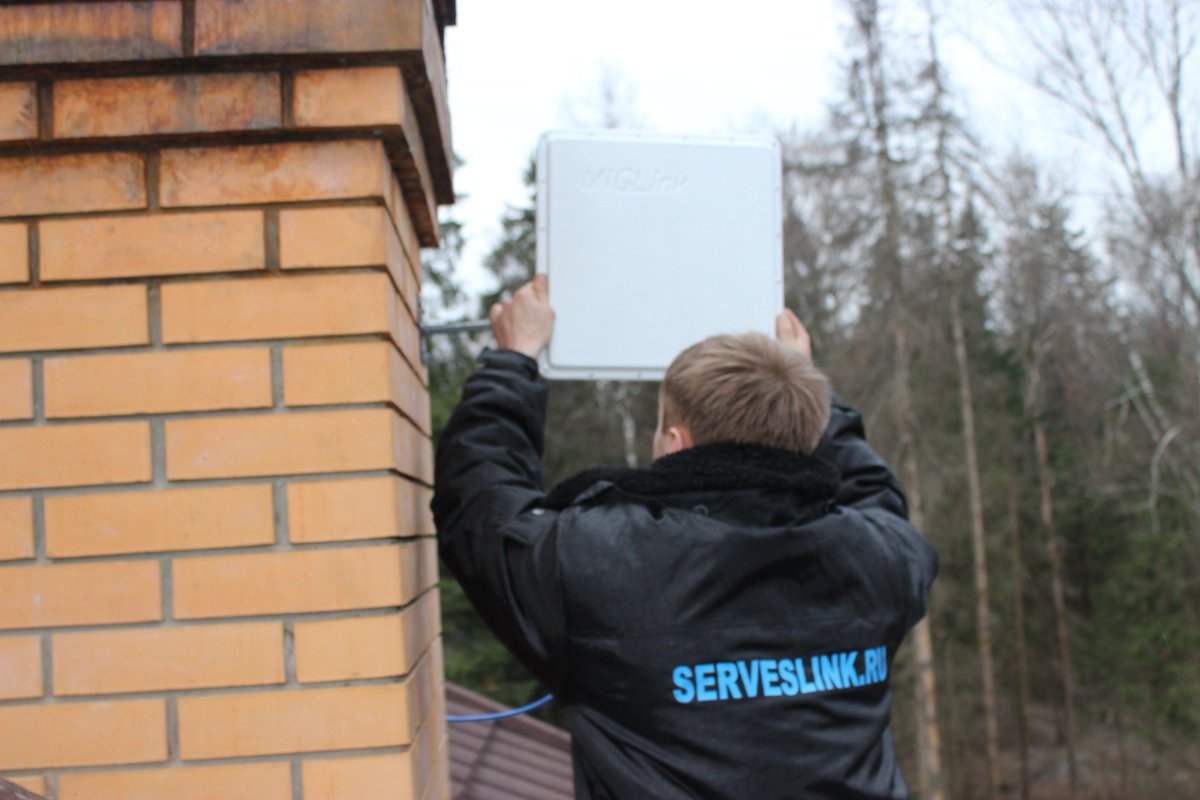 #Подключение беспроводного #безлимитного интернета за городом serveslink.ru