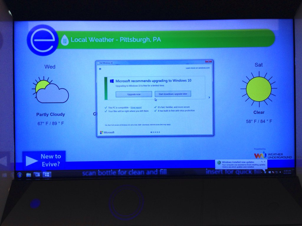 losahlmann's tweet photo. @evivestation  why it is not a good idea to run windows on embedded devices #windows10 https://t.co/5NGTKPhJGO