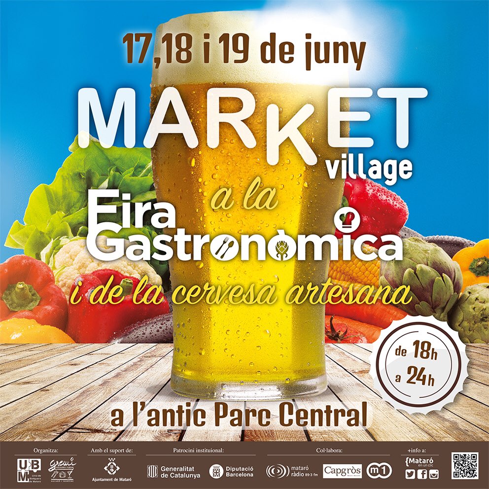 BacoyBoca's tweet photo. Este fin de semana más #gastronomía en #Mataró! #beerlovers #craftbeer #matarobeerweek https://t.co/aTOdw4byu5