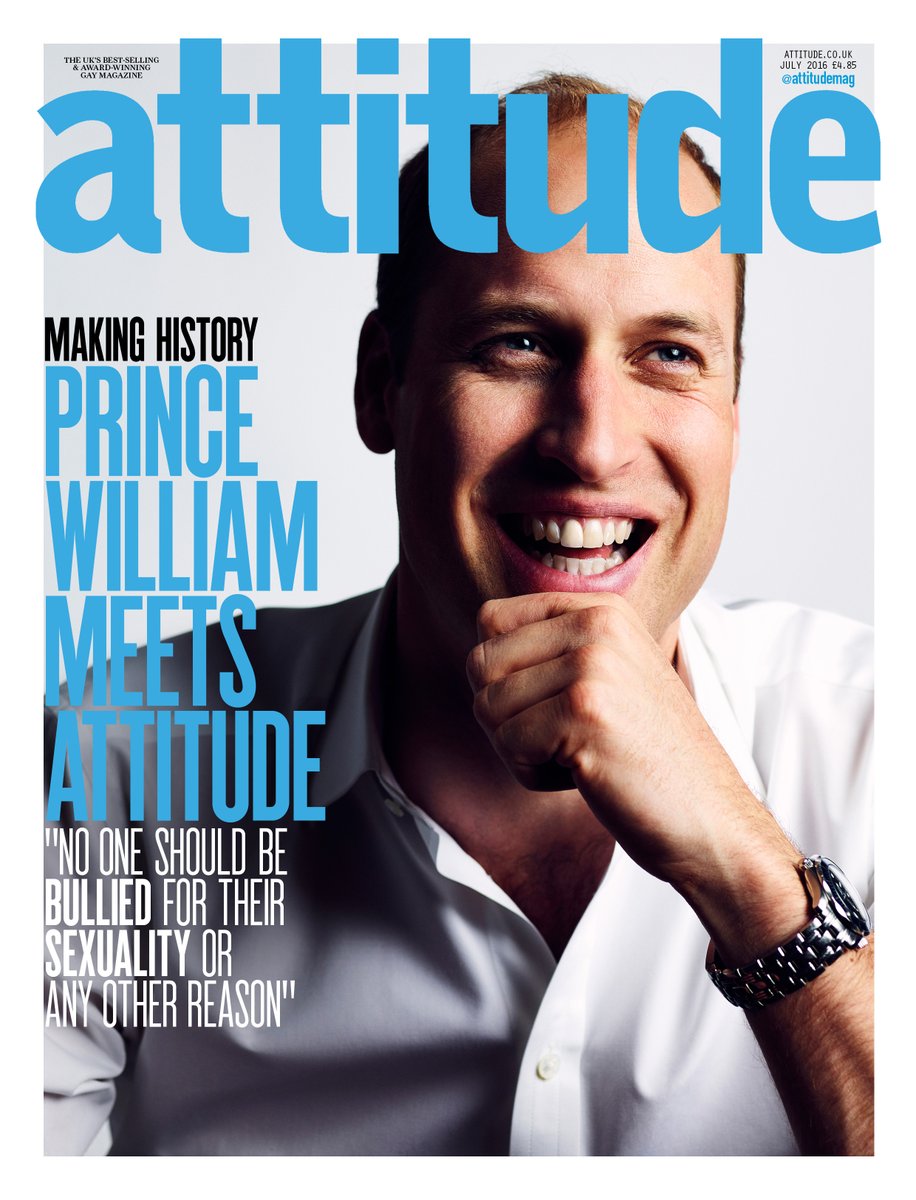 'No one should be bullied for their sexuality' Well said Wills - and for appearing on the cover of <a href="/AttitudeMag/">Attitude Magazine</a>