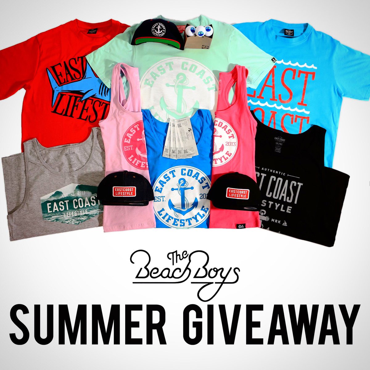 RETWEET TO WIN THIS CLOTHING &amp; 4 TICKETS TO BEACH BOYS!!  

Congrats <a href="/McS_86/">Marc</a> you won the $300 giftcard!! ⚓️ #Contest