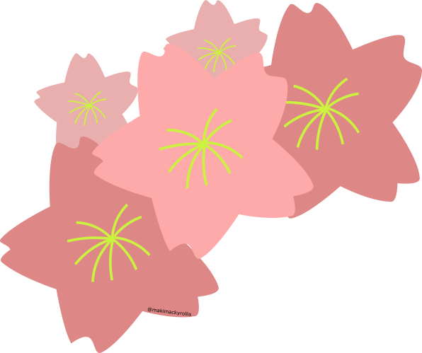 cherry blossom #inkscape #design