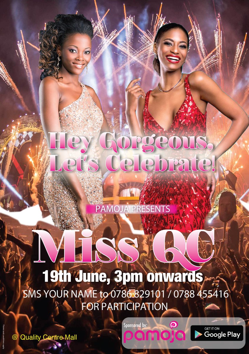 QualityCentre_'s tweet photo. Miss QC - Beauty Contest on 19th June. To participate, SMS YOUR NAME to
0788455416. #Tanzania #DarEsSalaam https://t.co/fy5rJENhjz