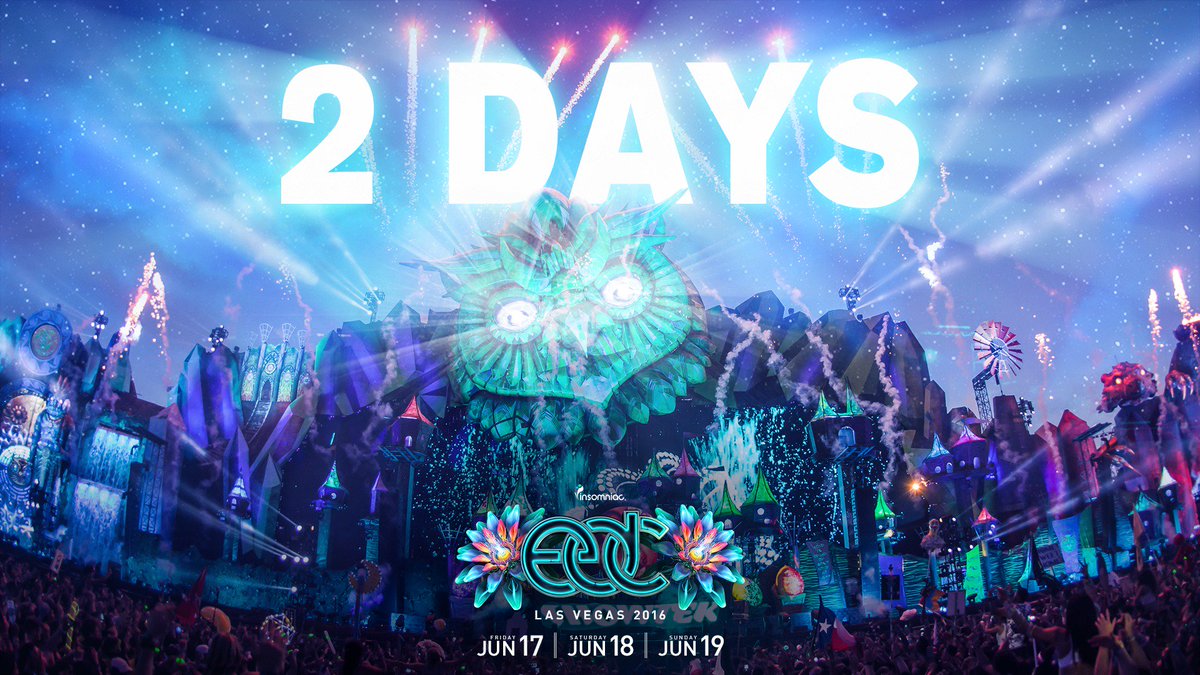 Our journey to #EDC20 is almost over! 🙌🎉

In TWO days we celebrate our 20th Anniversary Under the Electric Sky! ⚡️🌼🎪