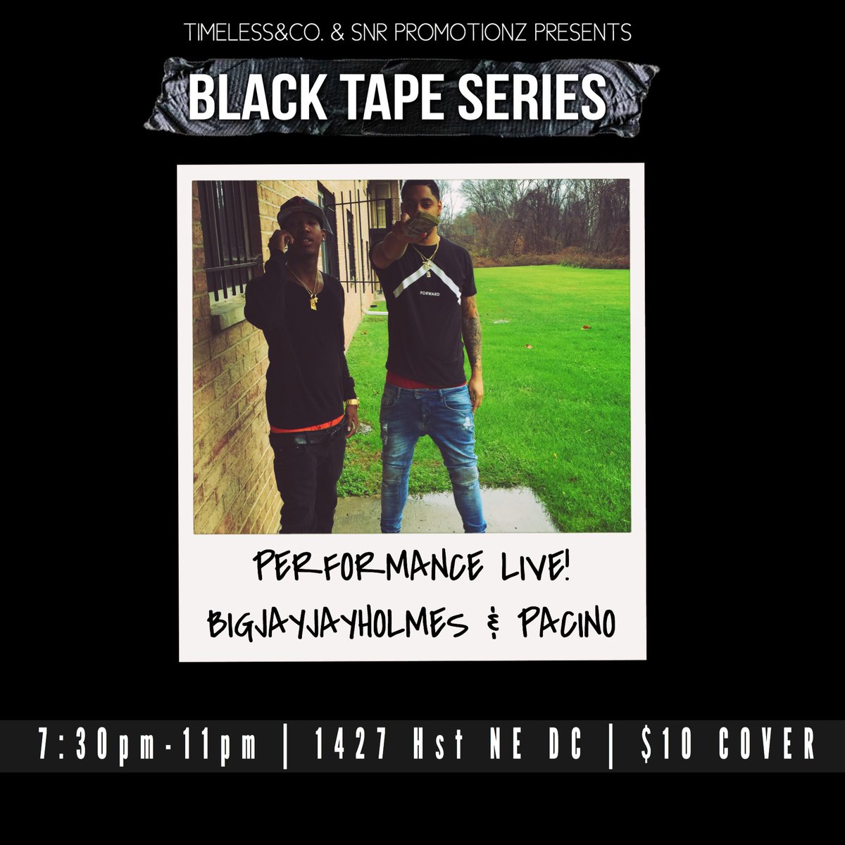 BigJayJayHolmes's tweet photo. #blacktapeseries WILL BE HAVIN @Pairpapi &amp; MYSELF n Da BUILDING PERFORMING LIVE 10 AT THE DOOR #Empire1765 #SkiiEnt https://t.co/JvmhYHGc9G