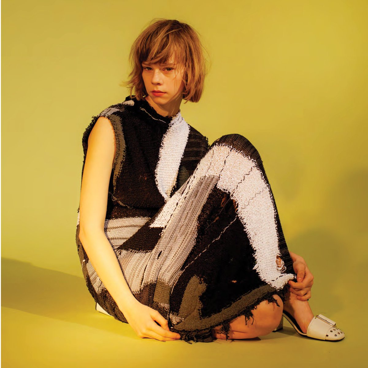 DamirDoma's tweet image. Kiev Knitted Dress From Our Spring - Summer 2016 Collection Featured In The Last Issue Of @offblackmag.