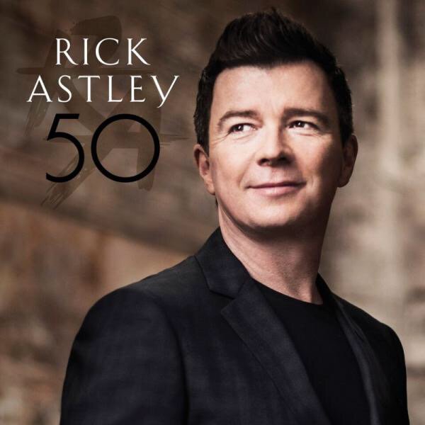 RickAstleyHQ's tweet photo. RT to get @rickastley a UK No. 1! #RickAstley50 https://t.co/m4CiSTRblG https://t.co/oO8Vm9p7Hr