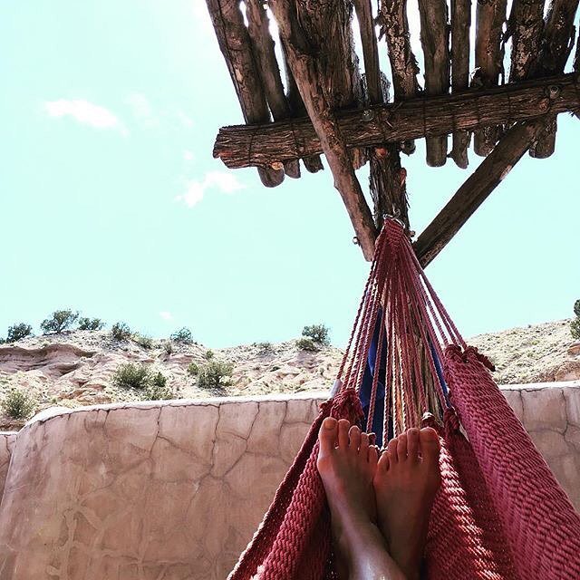 Ojospa's tweet photo. It's always #HammockTime at Ojo! #newmexicotrue
.
Current mood: 👌🏼
#newmexico #ojo #hotspr… https://t.co/wEx3lOUFDZ https://t.co/tA6Xp8eWye