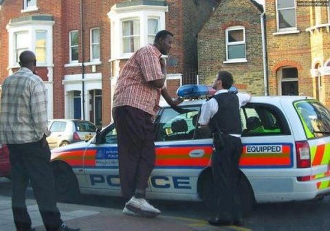 "How many more times officer? I won't fit in your car"