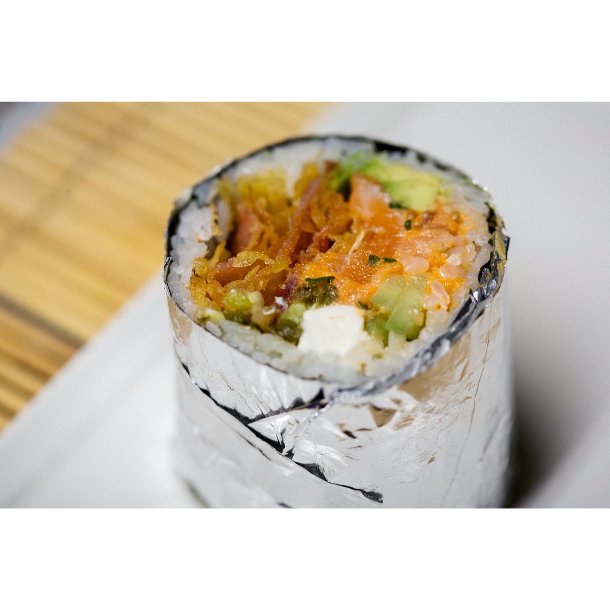 SuboEugene's tweet photo. Everything's better with bacon! Come try our special of the week, #Bacon sushi burrito, $13.95/full and $8.49/mini. https://t.co/CY5OHR2aaX