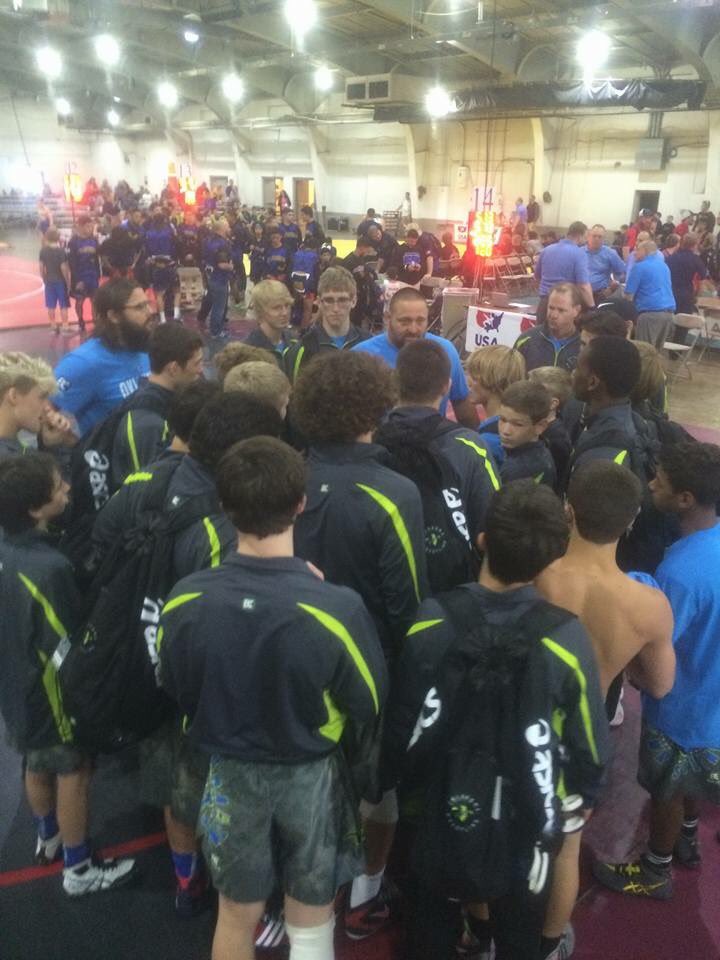 Shane Flandermeyer representing Jags Wrestling during Cadet Duals! #oktuff