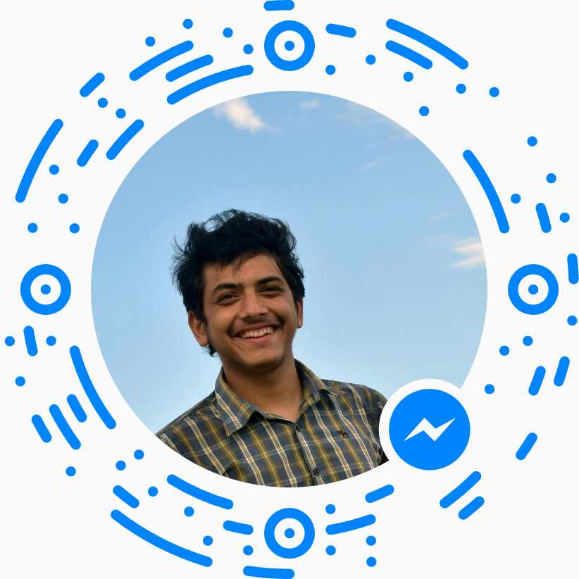 pkshhh's tweet photo. Facebook be like QR code is too mainstream. Let's make our own code. 😁 #MessengerCode https://t.co/WRh3rluxSp