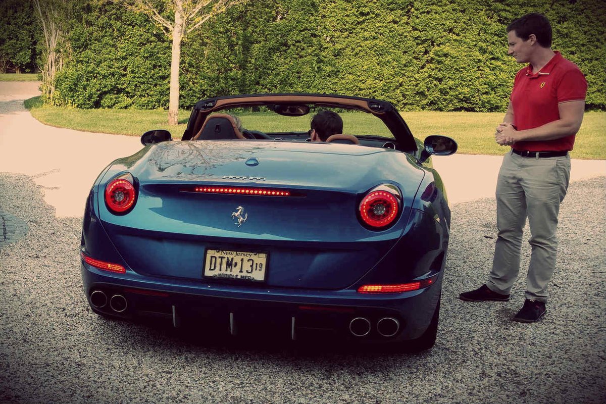 LuxuryLawGroup's tweet photo. Another Luxury Law #clientperk – a private test drive of the @Ferrari California T at Art of Speed in the Hamptons https://t.co/YTAOzIiKTv
