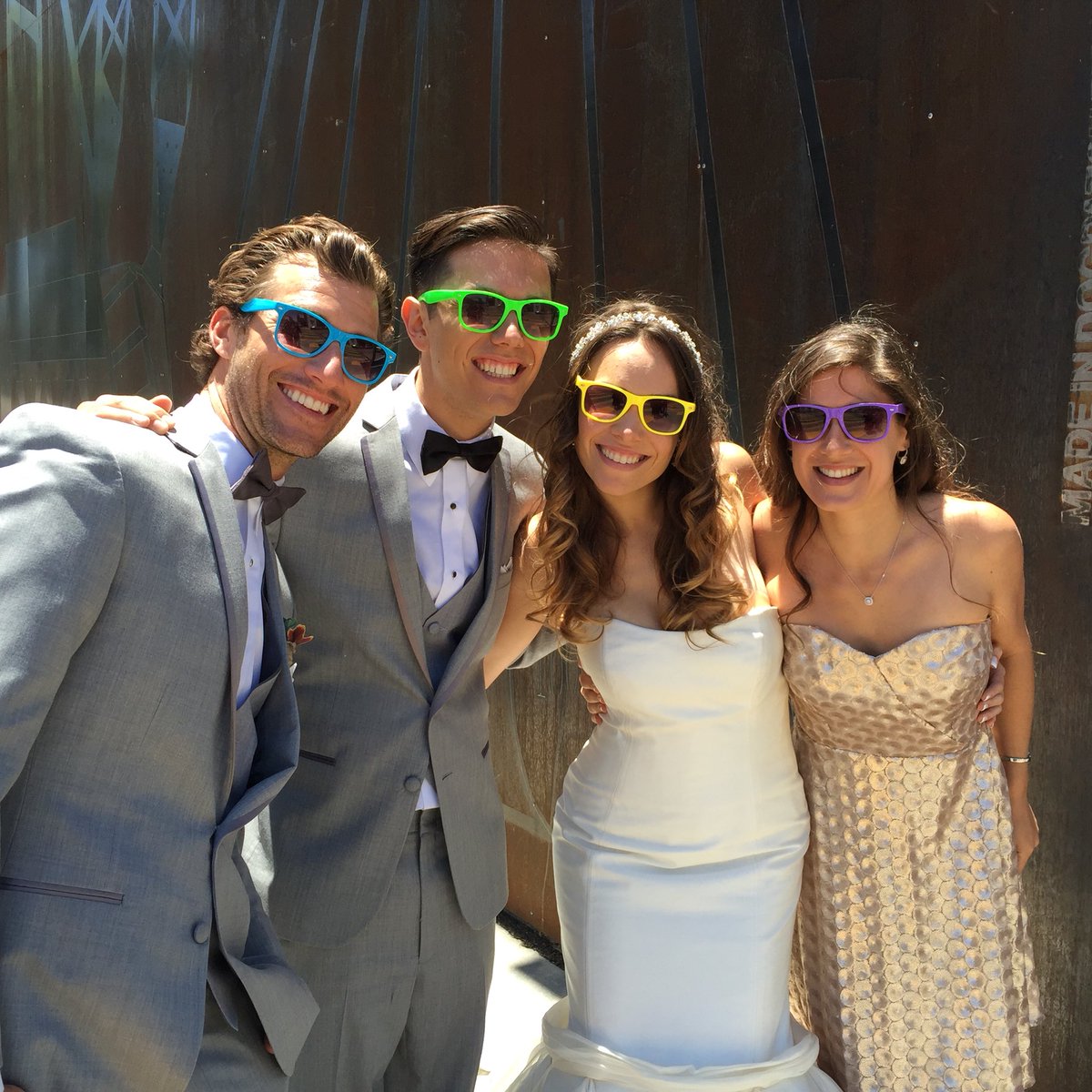 IDoWeddingPR's tweet photo. This is what happens when @menguintux @Happilyborrowed @WeddingtonWay @BorrowMagnolia get together #marriedintech https://t.co/Hpq0epIpgk