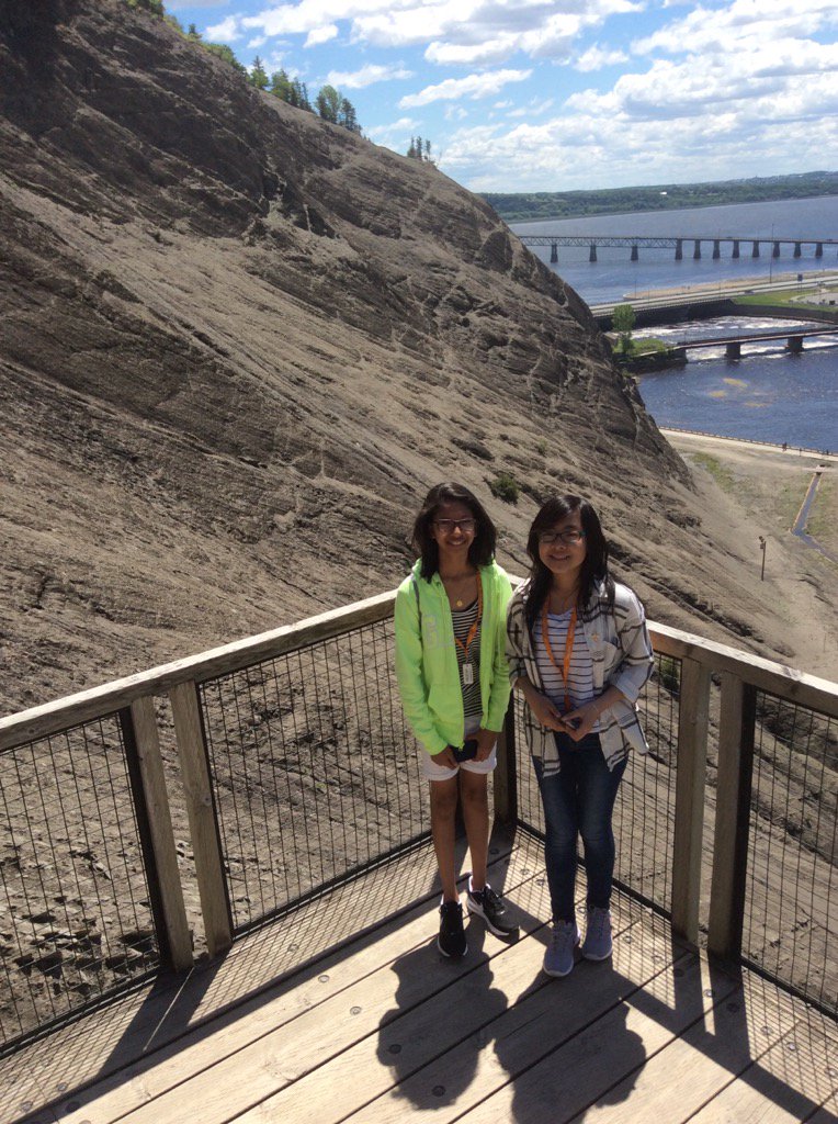 mrhegedusclass's tweet photo. Hiking at Montmorency Falls. @IngleboroughPS https://t.co/vb0Uzd4Xim