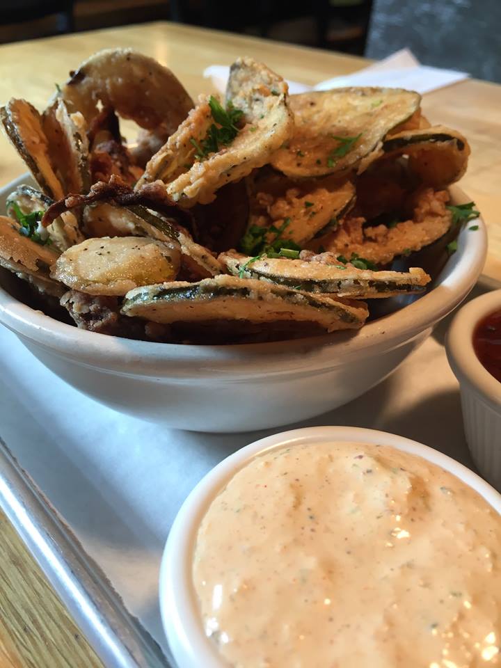 Start with a little something fried. #friedpickles #starters #chef #westside