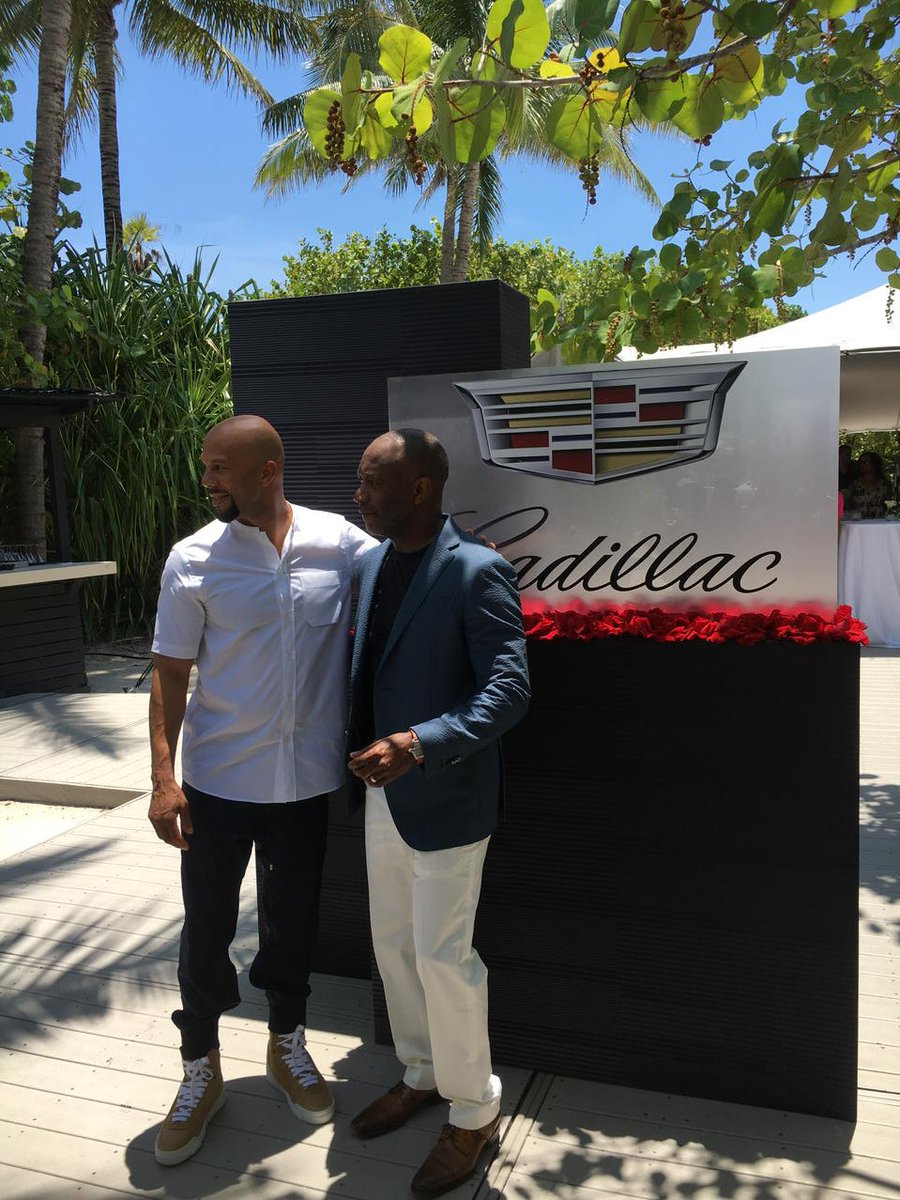 DTDingle's tweet photo. @Jeff_Friday w/ #ABFF20 ambassador @Common at Cadillac Media Luncheon https://t.co/7NWIIxLlzv