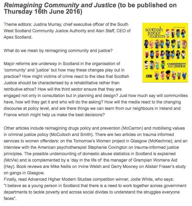 SJMJournal's tweet photo. @DrHannahGraham @MathesonMichael read more on #communityandjustice in our new issue out tomorrow https://t.co/XfOfYVzVUo