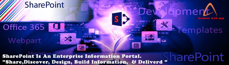 Amazewebapp's tweet image. #Amazewebapp #SharePoint is an #Enterprise #Information #Portal.
 Visit  : amazewebapp.com