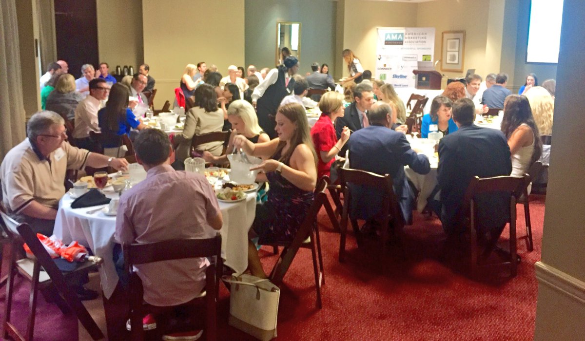 AMABirmingham's tweet photo. It's a packed house today at the June AMA Luncheon! #learnconnectadvance https://t.co/mePfZcIhdY