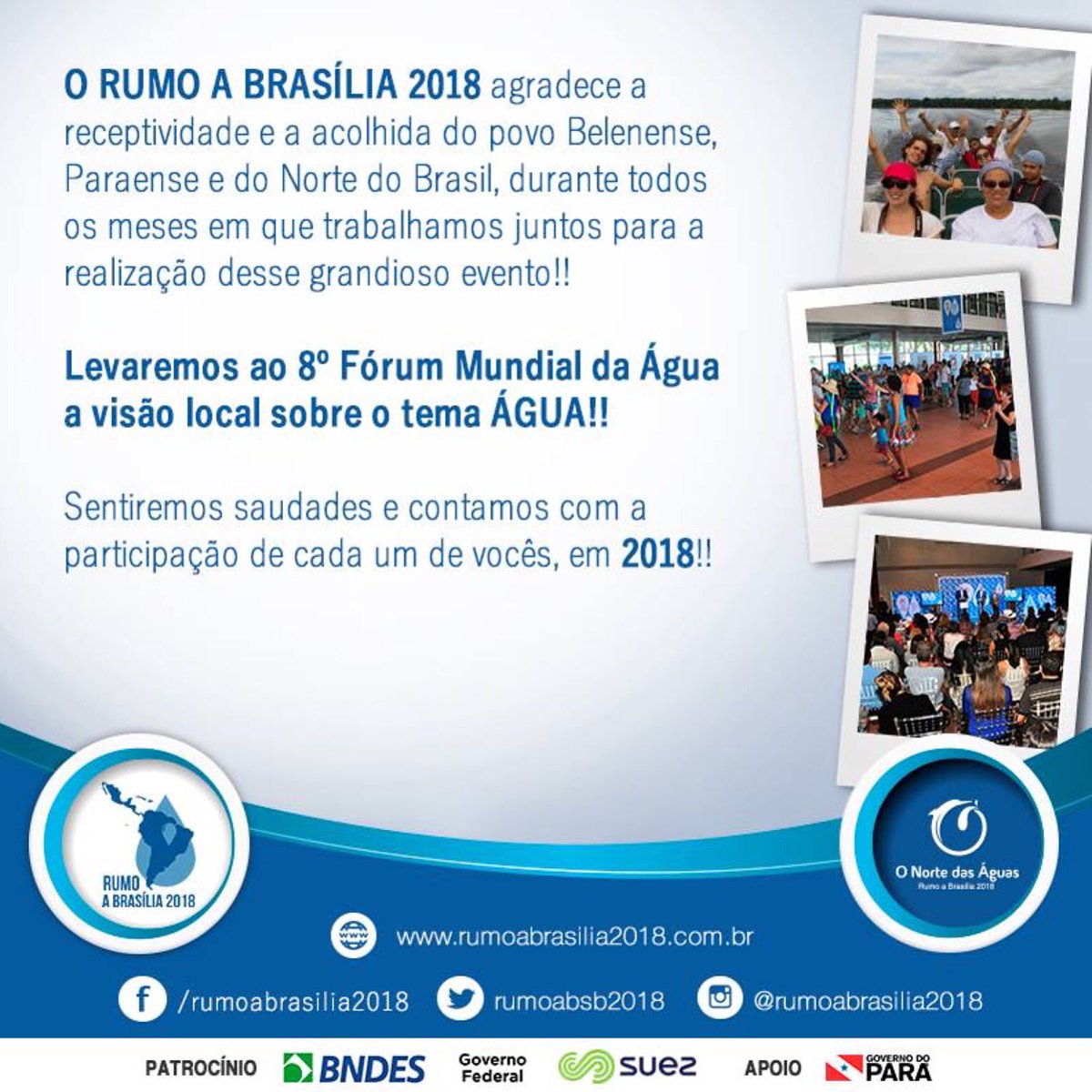 Rumo a Brasília 2018 tweet media