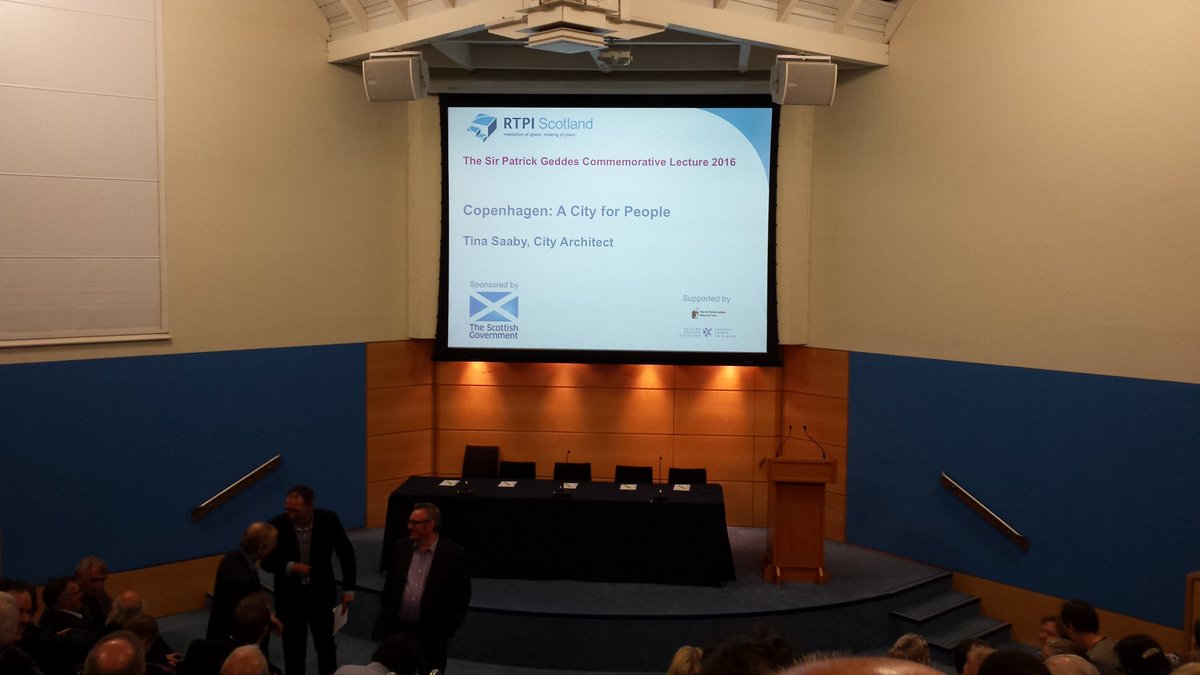 walking_scot's tweet photo. #geddes2016 looking forward @tinasaaby speaking about Copenhagen:a city for people @RTPIScotland @ScotGovPlanning https://t.co/Cglqmtb7Pw