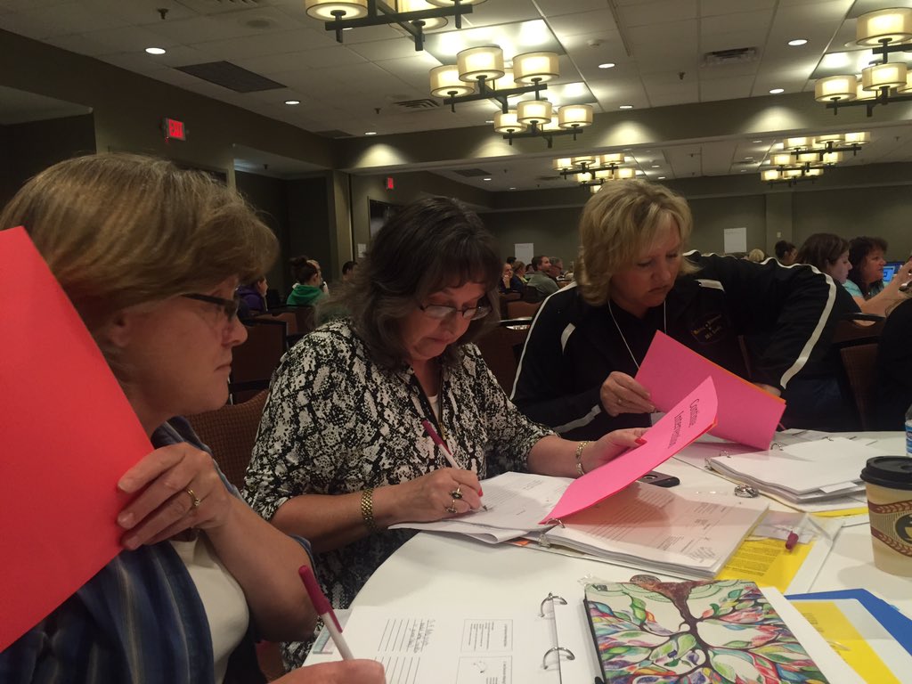 mpedersen05's tweet photo. #Beas #bucpride #mtss2016. Teacher are working hard on MTSS/FYI https://t.co/NnZ0eB9Gg6
