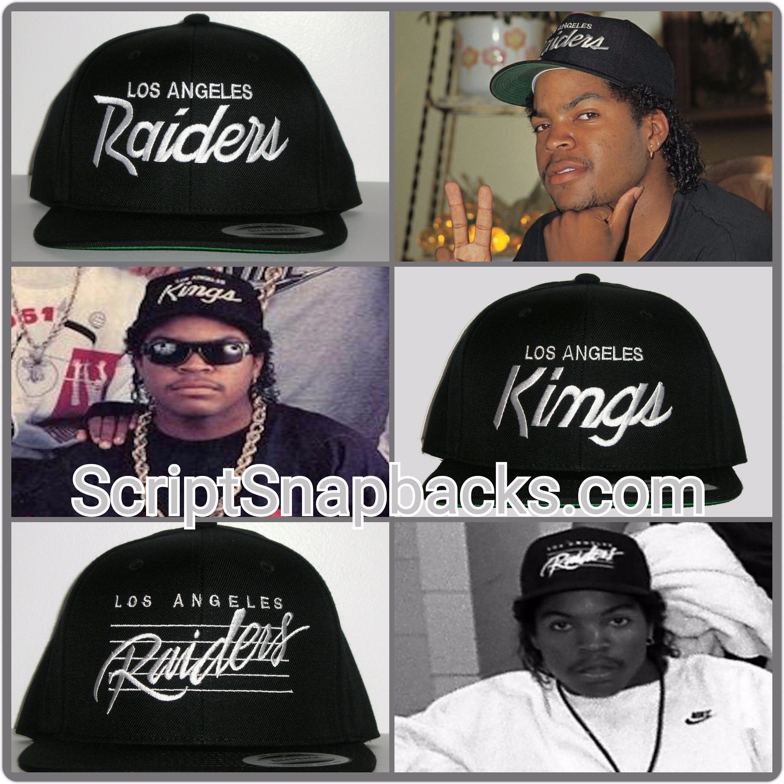 Ice Cube Raider Snapback Hat Baseball Cap