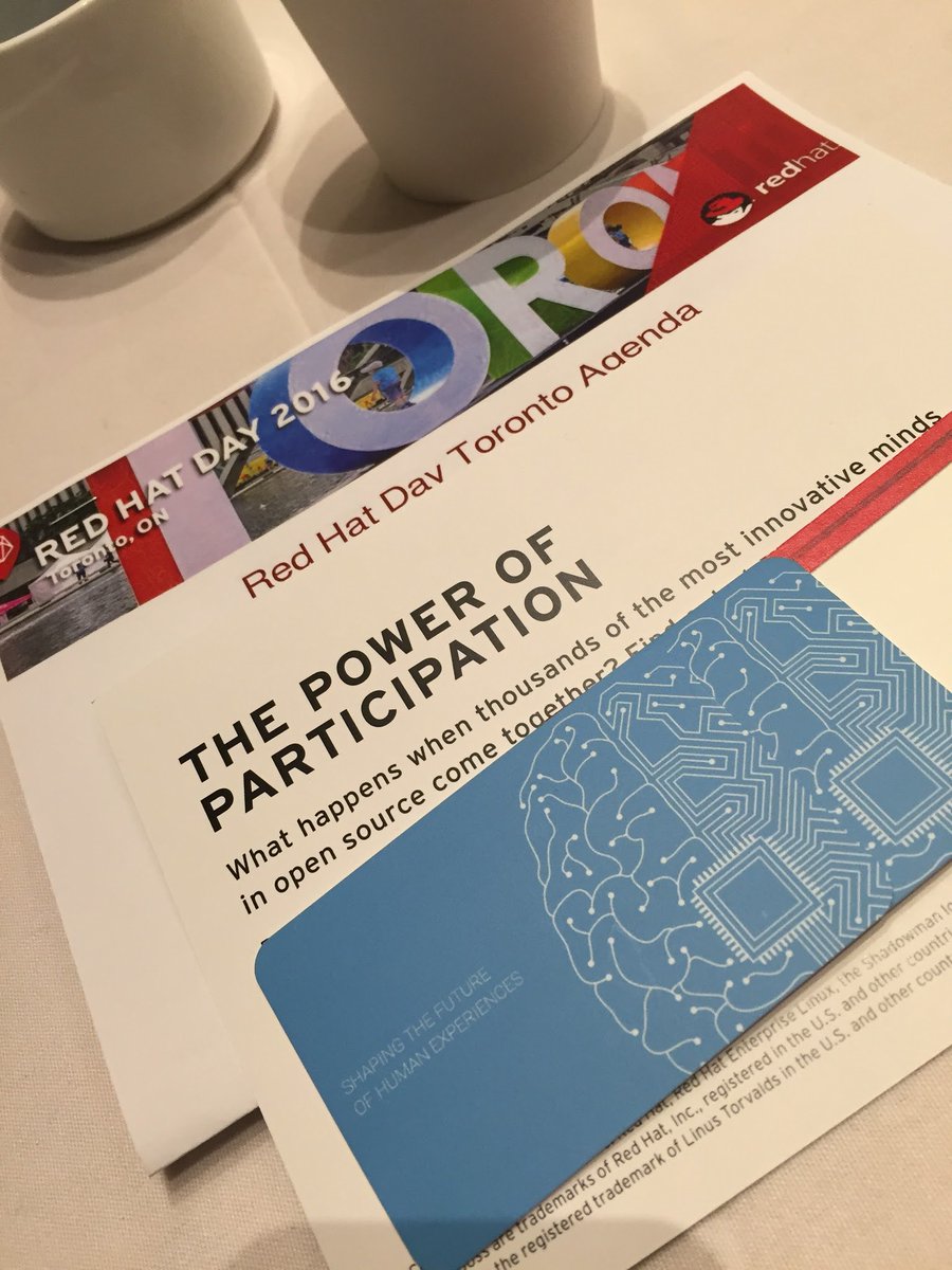 architechca's tweet photo. Great to see all the work & focus on #DevOps, #Cloud & #OpenSource showcased at #redhatpartnerday in #Toronto!! https://t.co/gRKOu8QSdy