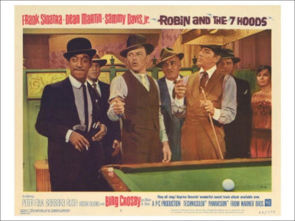8ballSS's tweet photo. Love the Rat Pack, but don't be fooled by the poster: "Robin and the 7 Hoods" (1964) is no #billiardsmovie https://t.co/1QXkR1WCzL